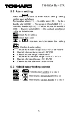 Preview for 7 page of Tenmars TM-185A User Manual