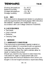 Preview for 37 page of Tenmars TM-86 User Manual