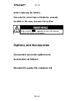 Preview for 29 page of Tenmars TM-901 User Manual