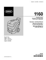 Tennant 1160 Operator And Parts Manual preview