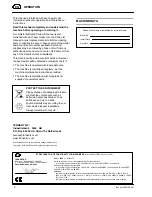 Preview for 2 page of Tennant 2550 Operator'S Manual