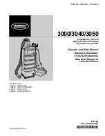 Tennant 3000 Operator And Parts Manual preview