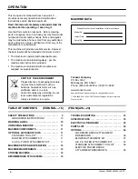 Preview for 8 page of Tennant 3000 Operator And Parts Manual