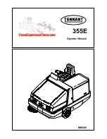 Tennant 355E Operator'S Manual preview