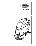 Tennant 5300T Service Manual preview