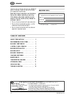 Preview for 2 page of Tennant 604777 Operator'S Manual