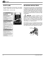 Preview for 4 page of Tennant EH2 Operator And Parts Manual