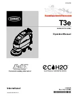 Preview for 1 page of Tennant T3e Operator'S Manual