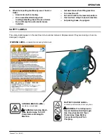 Preview for 5 page of Tennant T3e Operator'S Manual