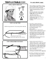 Preview for 3 page of Tentandtable.com Premium Pole Tent 20' x 20' Assembly Instructions Manual