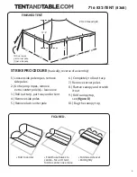 Preview for 7 page of Tentandtable.com Premium Pole Tent 20' x 20' Assembly Instructions Manual