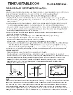 Preview for 8 page of Tentandtable.com Premium Pole Tent 20' x 20' Assembly Instructions Manual