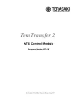 Preview for 1 page of TERASAKI TemTransfer 2 Operator'S Manual