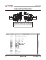 Preview for 74 page of Terex 833002 Operator, Service & Parts Manual