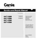 Terex Genie GS-3384 Service And Repair Manual preview