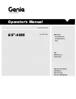 Terex Genie GS-4655 Operator'S Manual preview