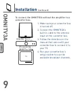 Preview for 10 page of TERK Technologies OMNITV3A Owner'S Manual