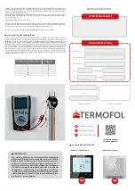 Preview for 2 page of TERMOFOL Mark II TF-H2 Operating Manual