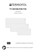 Preview for 11 page of TERMOFOL TF-SW300 Installation & Operation Instructions