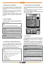 Preview for 17 page of TERMOTECNICA PERICOLI EOS 42/0,5 Instruction Booklet