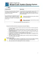 Preview for 3 page of Terra Universal WhisperFlow Installation And Operating Manual