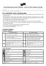 Preview for 32 page of Terraillon ELECTRONIC BATHROOM SCALE BODY FAT ANALYSER Manual