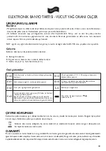 Preview for 33 page of Terraillon ELECTRONIC BATHROOM SCALE BODY FAT ANALYSER Manual