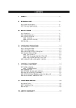 Preview for 3 page of Tescom T-100 Series User Manual