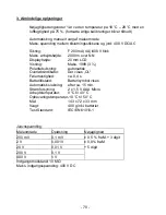 Preview for 70 page of Testboy TB-2200 Operating Instructions Manual