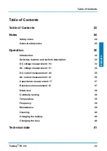 Preview for 23 page of Testboy TB 313 Operating Instructions Manual