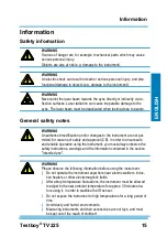 Preview for 15 page of Testboy TV 225 Operating Instructions Manual