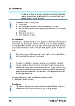 Preview for 16 page of Testboy TV 225 Operating Instructions Manual