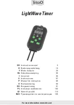 Preview for 1 page of Tetra LightWave Timer Instruction Manual