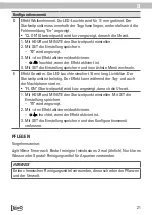 Preview for 21 page of Tetra LightWave Timer Instruction Manual