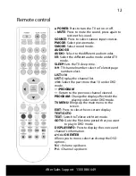 Preview for 13 page of Tevion AJ-19LHC3 Instruction Manual