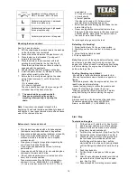 Preview for 16 page of Texas Equipment Pro Chainsaw 300 User Manual