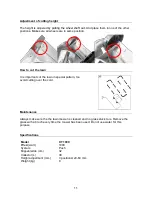 Preview for 11 page of Texas Equipment XT 1000 User Manual