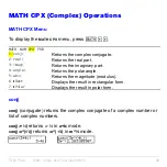 Preview for 91 page of Texas Instruments 83PL/CLM/1L1/V - 83 Plus Calc Manual Book