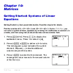 Preview for 259 page of Texas Instruments 83PL/CLM/1L1/V - 83 Plus Calc Manual Book