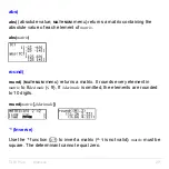 Preview for 274 page of Texas Instruments 83PL/CLM/1L1/V - 83 Plus Calc Manual Book