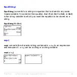 Preview for 494 page of Texas Instruments 83PL/CLM/1L1/V - 83 Plus Calc Manual Book