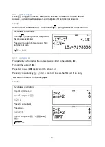 Preview for 6 page of Texas Instruments MathPrint TI-30X Plus Quick Manual