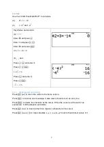 Preview for 8 page of Texas Instruments MathPrint TI-30X Plus Quick Manual