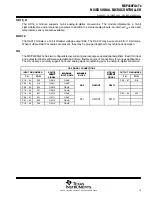 Preview for 19 page of Texas Instruments MSP430FG47x Manual