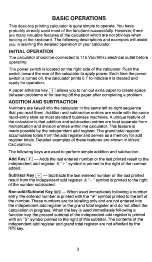 Preview for 5 page of Texas Instruments TI-5015 Operating Manual