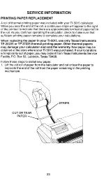 Preview for 25 page of Texas Instruments TI-5015 Operating Manual