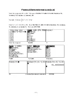 Preview for 57 page of Texas Instruments TI-84 Plus Silver Edition Manual