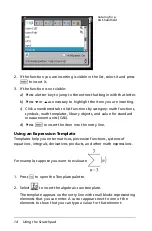 Preview for 20 page of Texas Instruments TI-Nspire CX Getting Started