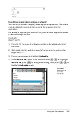 Preview for 399 page of Texas Instruments TI-Nspire Manual Book