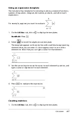 Preview for 419 page of Texas Instruments TI-Nspire Manual Book